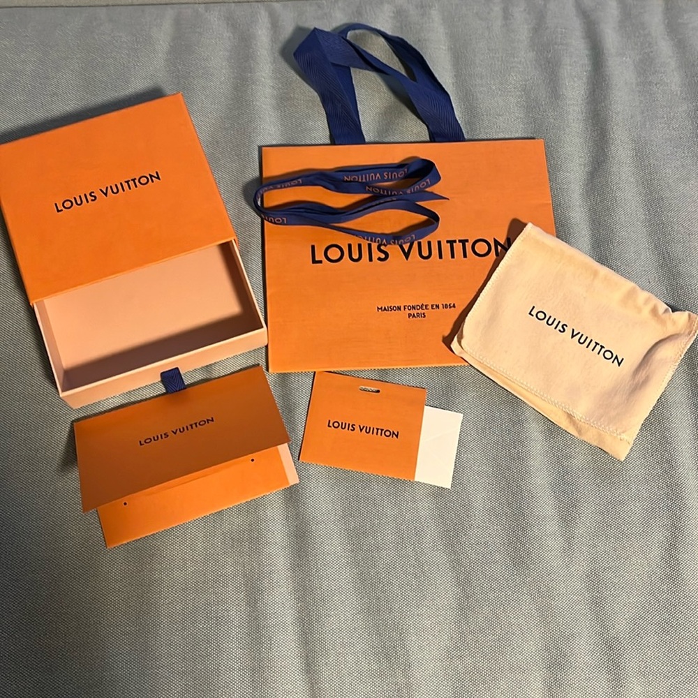 Louis Vuitton Wallet Gift Box Wrap *New